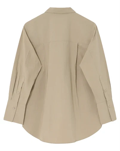 Day Birger et Mikkelsen - DAYZoe Cottaline Skjorte - Taupe